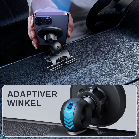 Joyroom Magnetische Halterung für Armaturenbrett – MagSafe Autohalterung, magnetischer Handyhalter für Auto – Weiteres Produktbild 6
