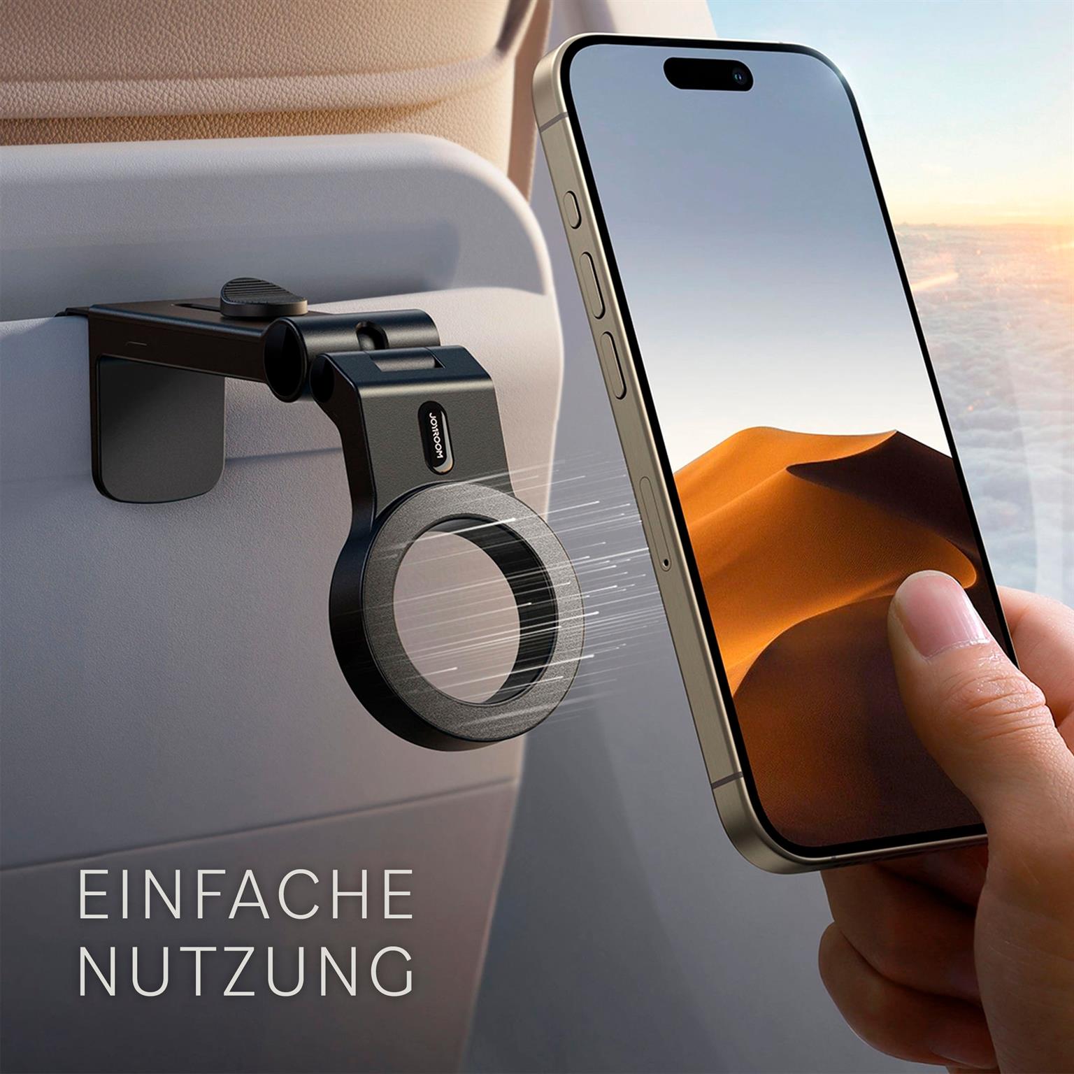 Joyroom Magnetischer Handy-Reisehalter – MagSafe Halterung, Magnetische Handyhalterung für Auto, Federklemme – Weiteres Produktbild 5 Joyroom Magnetischer Handy-Reisehalter – MagSafe Halterung, Magnetische Handyhalterung für Auto, Federklemme – Weiteres Produktbild 5