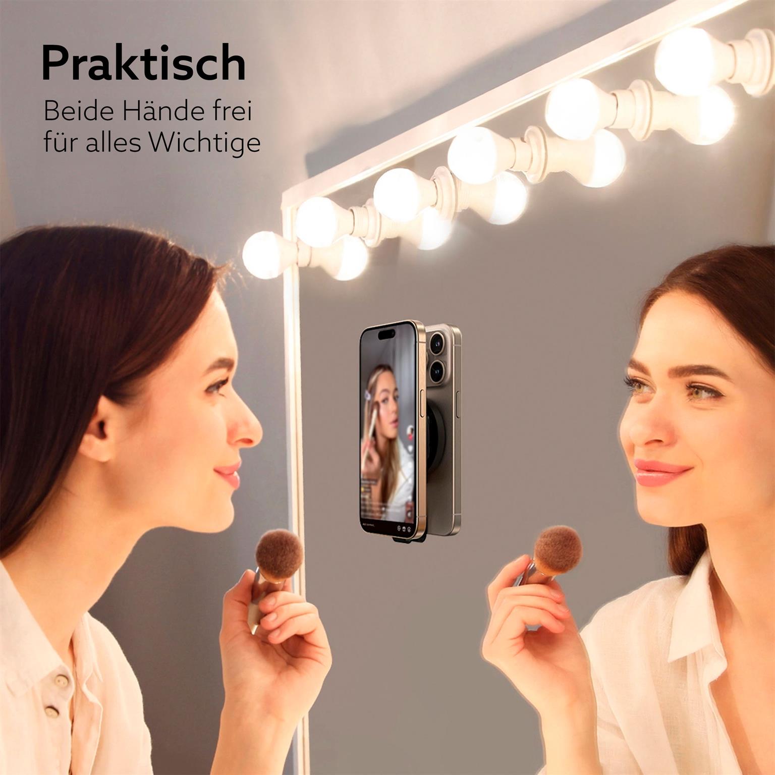 Joyroom magnetischer Telefonhalter mit Saugnäpfen – Magnetische Handyhalterung Glas Silikonband MagSafe – Weiteres Produktbild 6