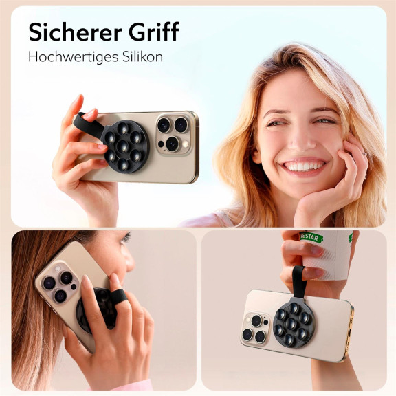 Joyroom magnetischer Telefonhalter mit Saugnäpfen – Magnetische Handyhalterung Glas Silikonband MagSafe – Weiteres Produktbild 9