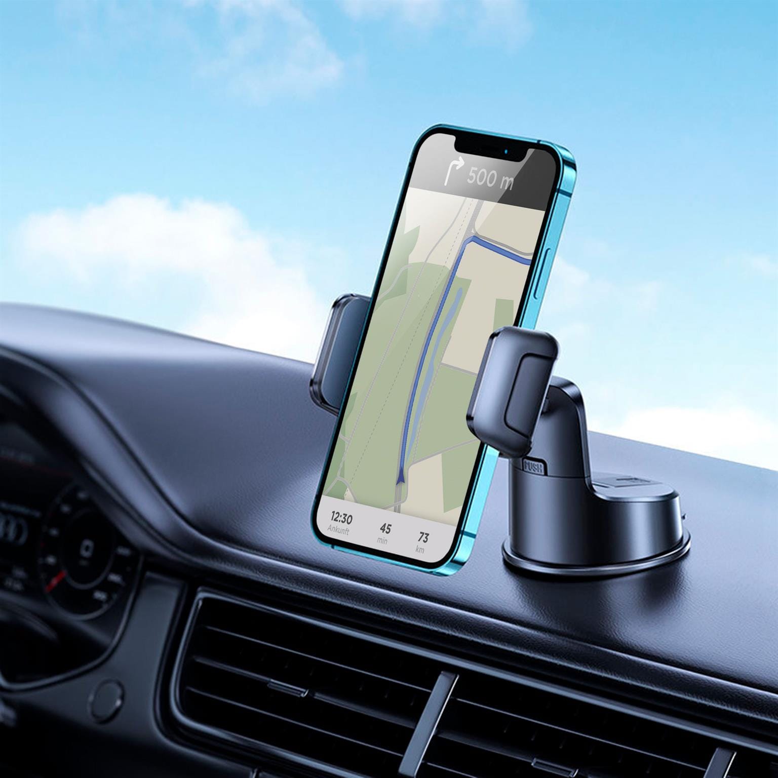 Joyroom Mechanische Autohalterung – Handyhalter Auto, Smartphone Halterung Auto, Armaturenbrett Handy Halter – Weiteres Produktbild 2 Joyroom Mechanische Autohalterung – Handyhalter Auto, Smartphone Halterung Auto, Armaturenbrett Handy Halter – Weiteres Produktbild 2