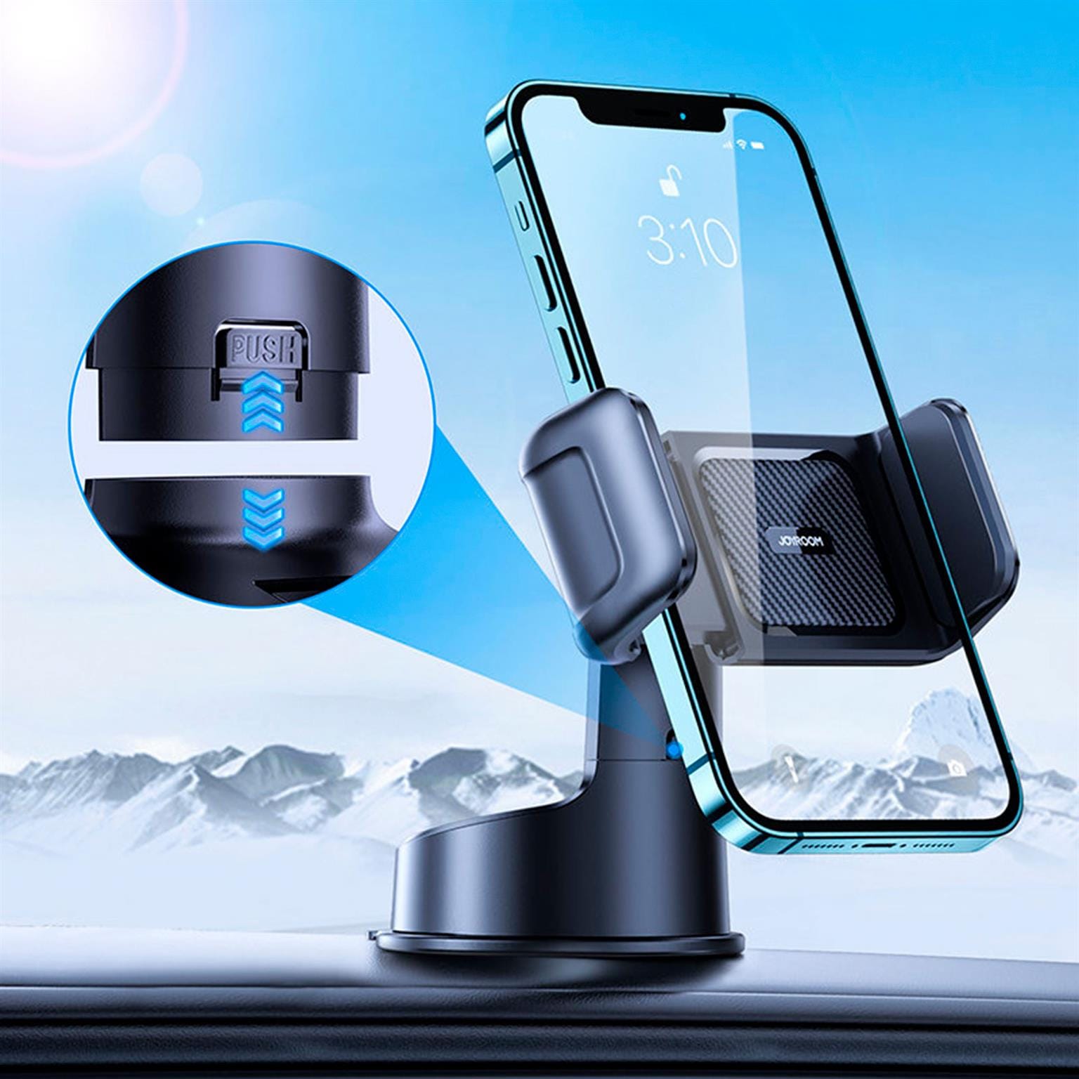 Joyroom Mechanische Autohalterung – Handyhalter Auto, Smartphone Halterung Auto, Armaturenbrett Handy Halter – Weiteres Produktbild 5 Joyroom Mechanische Autohalterung – Handyhalter Auto, Smartphone Halterung Auto, Armaturenbrett Handy Halter – Weiteres Produktbild 5