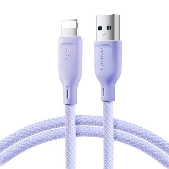Joyroom Ladekabel – USB-A auf Lightning für iPhone 5 - 14 und iPad Modelle, Multi-Color Serie, 100W, Länge 1 m – Weiteres Produktbild 1