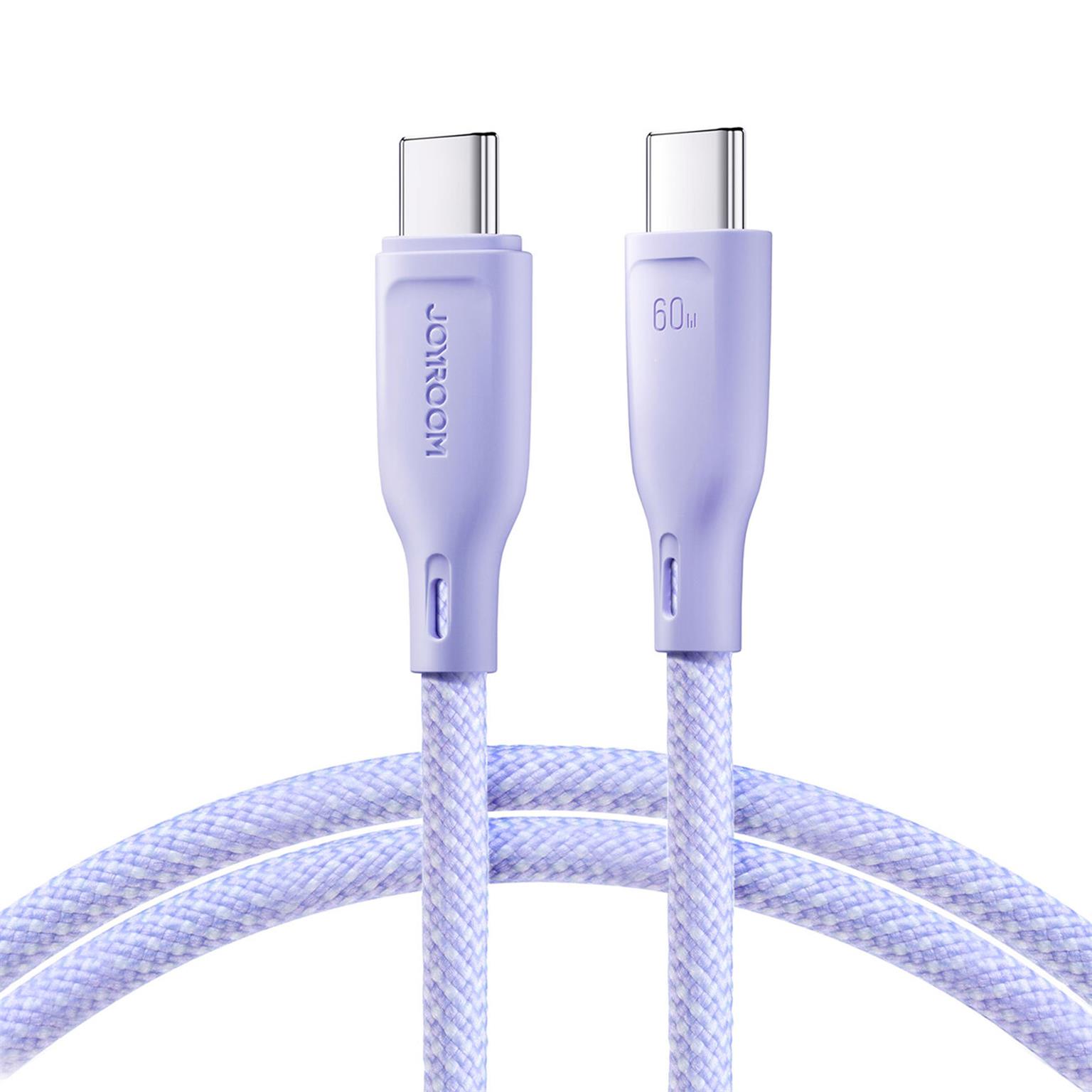 Joyroom Ladekabel – USB-C auf USB-C für Smartphones und andere Geräte, Multi-Color Serie, 60W, Länge 1 m – Weiteres Produktbild 1 Joyroom Ladekabel – USB-C auf USB-C für Smartphones und andere Geräte, Multi-Color Serie, 60W, Länge 1 m – Weiteres Produktbild 1