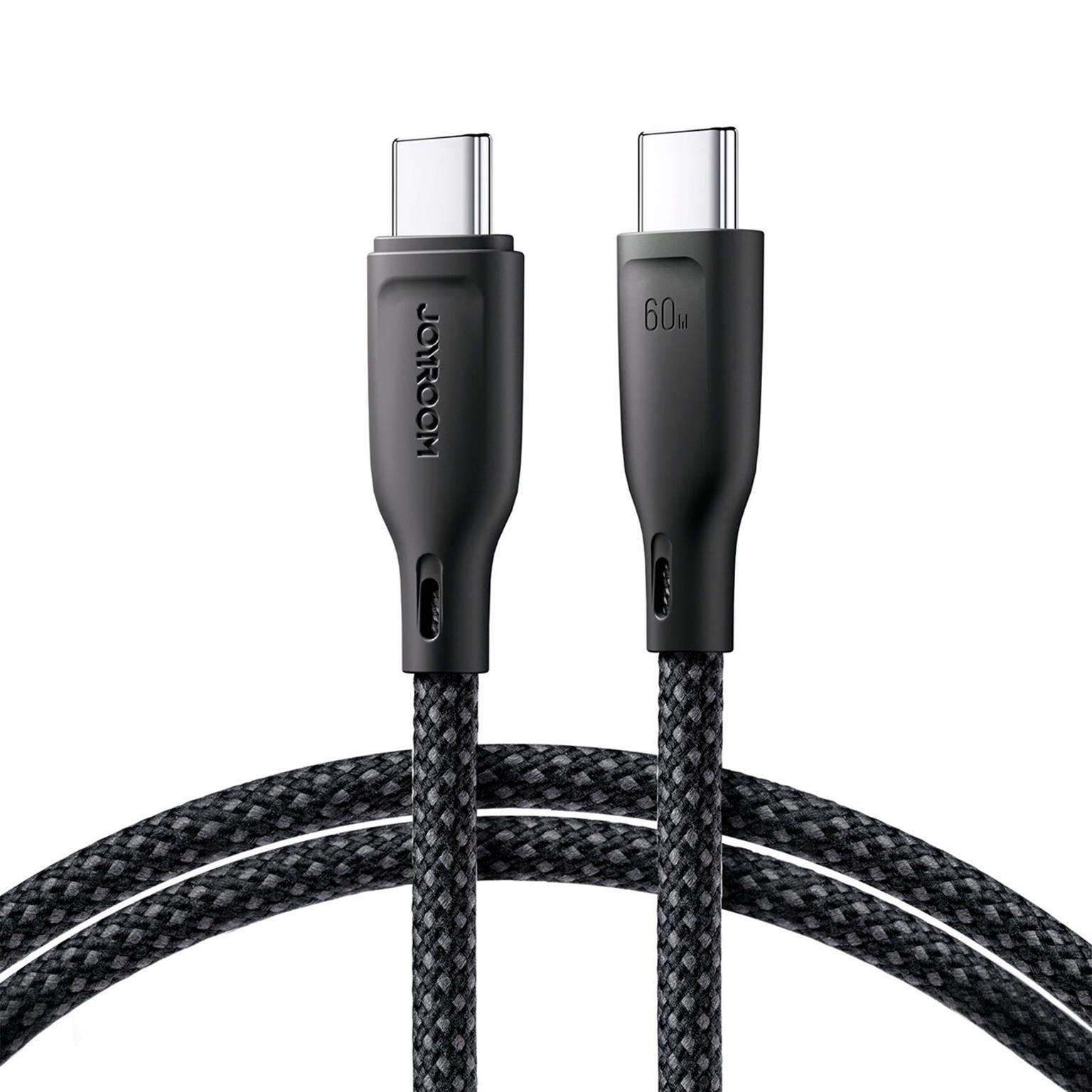 Joyroom Ladekabel – USB-C auf USB-C für Smartphones und andere Geräte, Multi-Color Serie, 60W, Länge 1 m – undefined