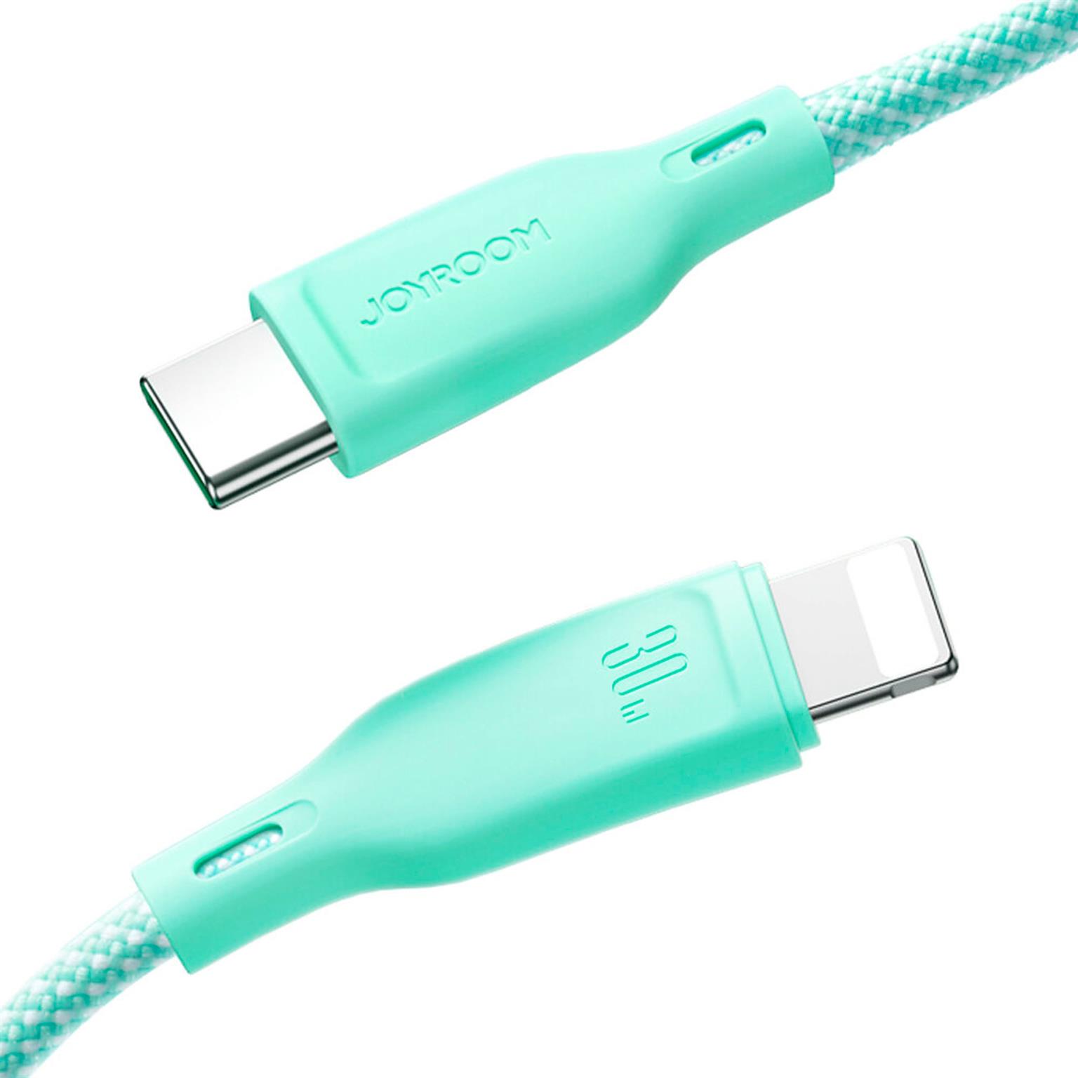 Joyroom Ladekabel – USB-C auf USB-C für Smartphones und andere Geräte, Multi-Color Serie, 60W, Länge 1 m – Weiteres Produktbild 4