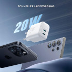 JOYROOM JR-TCF12 USB C Ladegerät – USB C Netzladegerät 2 Ports Schnellladegerät USB C für mehrere Geräte – Produktbild 5