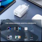 JOYROOM JR-TCF12 USB C Ladegerät – USB C Netzladegerät 2 Ports Schnellladegerät USB C für mehrere Geräte – Produktbild 8