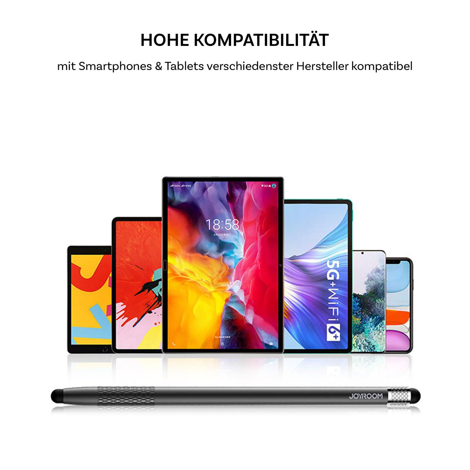 Joyroom Passiver Stylus für Tablet und Smartphone – Stylus Pen, Stift für Touchscreen, austauschbare Spitze – Weiteres Produktbild 5