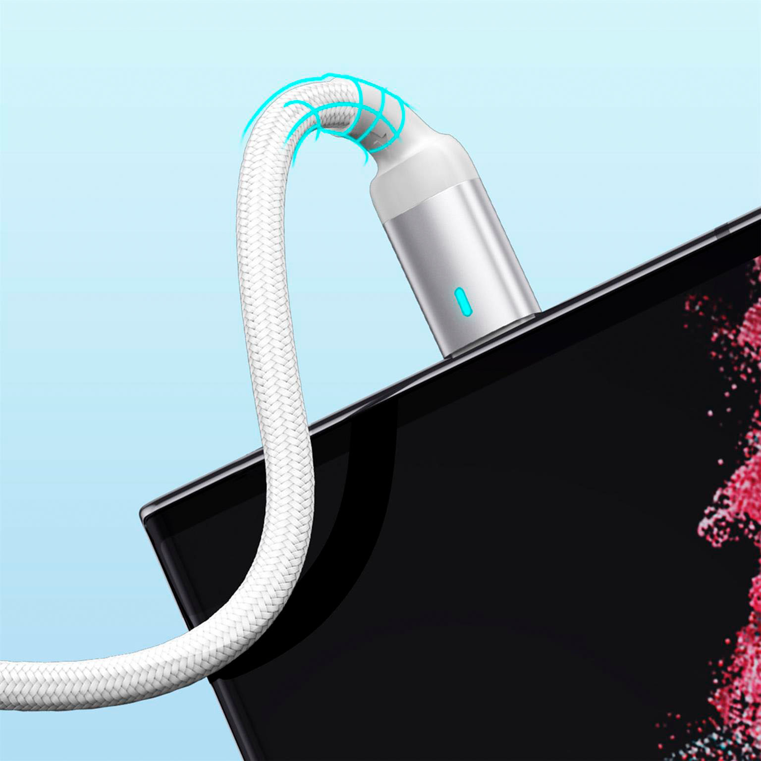 Joyroom Schnellladekabel USB-C 3A – 3 Meter High-Speed Datentransfer, robust und langlebig – Weiteres Produktbild 4 Joyroom Schnellladekabel USB-C 3A – 3 Meter High-Speed Datentransfer, robust und langlebig – Weiteres Produktbild 4