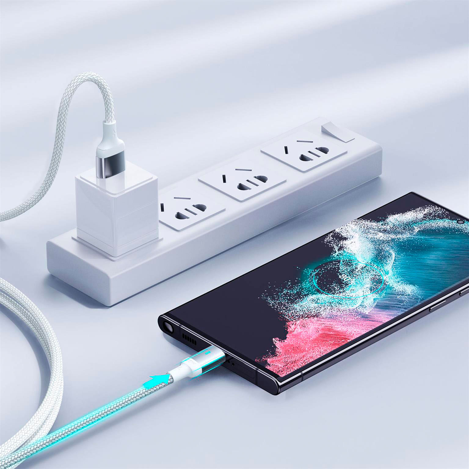 Joyroom Schnellladekabel USB-C 3A – 3 Meter High-Speed Datentransfer, robust und langlebig – Weiteres Produktbild 6