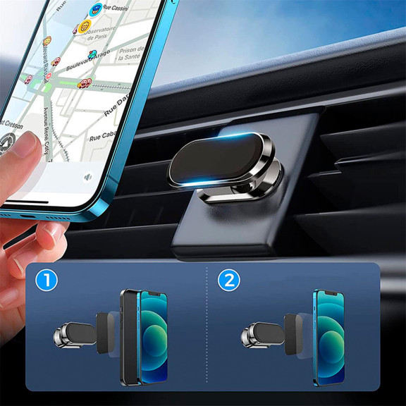 Joyroom Auto Magnet Handyhalter – Selbstklebende Armaturenbrett Halterung, 360° verstellbarer Kopf – Weiteres Produktbild 4