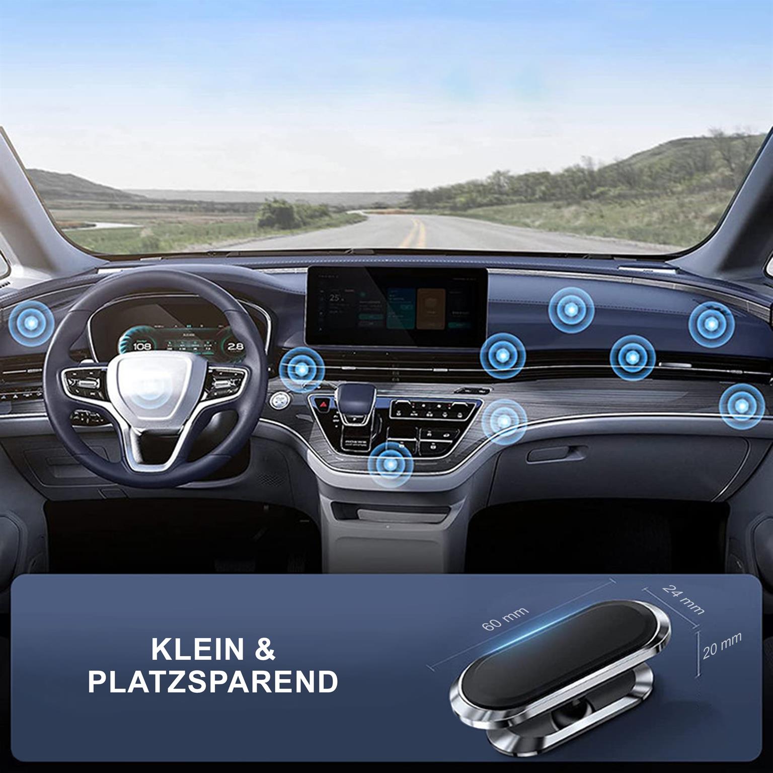 Joyroom Auto Magnet Handyhalter – Selbstklebende Armaturenbrett Halterung, 360° verstellbarer Kopf – Weiteres Produktbild 5 Joyroom Auto Magnet Handyhalter – Selbstklebende Armaturenbrett Halterung, 360° verstellbarer Kopf – Weiteres Produktbild 5