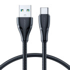 Joyroom Ladekabel – USB-A auf USB-C für Smartphones, Schnellladekabel Surpass Serie, Nylon, Länge 0,25 m – Produktbild 1