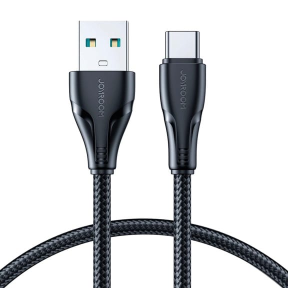 Joyroom Ladekabel – USB-A auf USB-C für Smartphones, Schnellladekabel Surpass Serie, Nylon, Länge 0,25 m – Weiteres Produktbild 1 Joyroom Ladekabel – USB-A auf USB-C für Smartphones, Schnellladekabel Surpass Serie, Nylon, Länge 0,25 m – Weiteres Produktbild 1