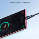 Joyroom Ladekabel – USB-A auf USB-C für Smartphones, Schnellladekabel Surpass Serie, Nylon, Länge 0,25 m – Produktbild 4