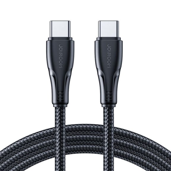 Joyroom Ladekabel – USB-C auf USB-C für Smartphones, Schnellladekabel Surpass Serie, Nylon, Länge 0,25 m – Weiteres Produktbild 1 Joyroom Ladekabel – USB-C auf USB-C für Smartphones, Schnellladekabel Surpass Serie, Nylon, Länge 0,25 m – Weiteres Produktbild 1