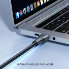 Joyroom Ladekabel – USB-C auf USB-C für Smartphones, Schnellladekabel Surpass Serie, Nylon, Länge 0,25 m – Produktbild 4