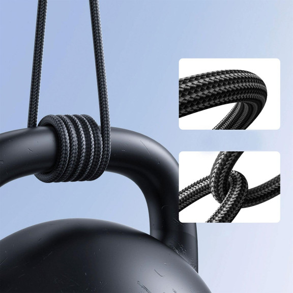 Joyroom Ladekabel – USB-C auf USB-C für Smartphones, Schnellladekabel Surpass Serie, Nylon, Länge 0,25 m – Weiteres Produktbild 8