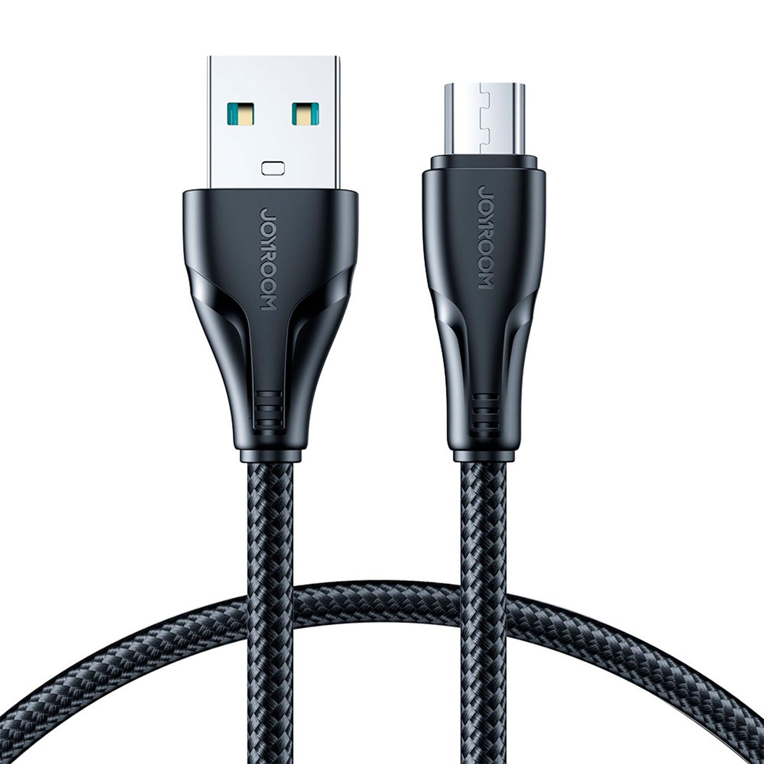 Joyroom Ladekabel – USB-A auf Micro-USB für Smartphones, Schnellladekabel Surpass Serie, Nylon, Länge 1,2 m – undefined