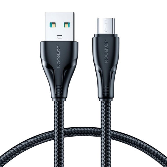 Joyroom Ladekabel – USB-A auf Micro-USB für Smartphones, Schnellladekabel Surpass Serie, Nylon, Länge 1,2 m – Weiteres Produktbild 1 Joyroom Ladekabel – USB-A auf Micro-USB für Smartphones, Schnellladekabel Surpass Serie, Nylon, Länge 1,2 m – Weiteres Produktbild 1