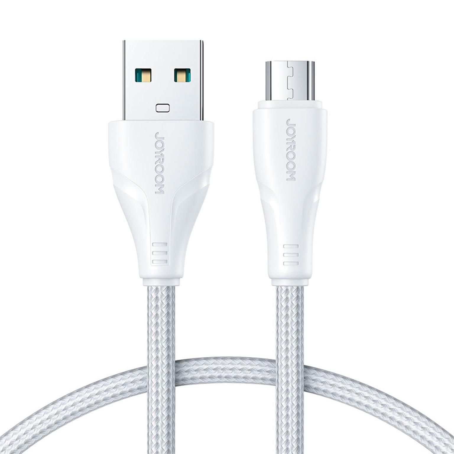 Joyroom Ladekabel – USB-A auf Micro-USB für Smartphones, Schnellladekabel Surpass Serie, Nylon, Länge 1,2 m – Weiteres Produktbild 1 Joyroom Ladekabel – USB-A auf Micro-USB für Smartphones, Schnellladekabel Surpass Serie, Nylon, Länge 1,2 m – Weiteres Produktbild 1