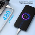 Joyroom Ladekabel – USB-A auf Micro-USB für Smartphones, Schnellladekabel Surpass Serie, Nylon, Länge 2 m – Weiteres Produktbild 3