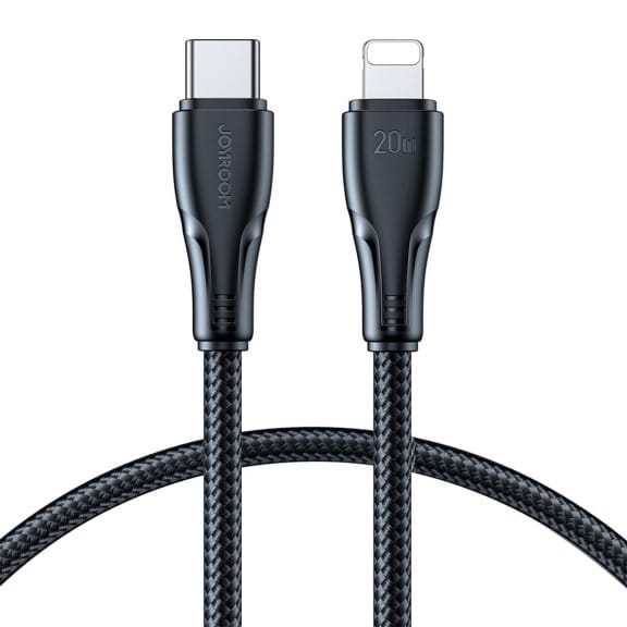 Joyroom Ladekabel – USB C auf Lightning für iPhone und iPad, Schnellladekabel Surpass Serie, Nylon, Länge 1,2 m – Weiteres Produktbild 1 Joyroom Ladekabel – USB C auf Lightning für iPhone und iPad, Schnellladekabel Surpass Serie, Nylon, Länge 1,2 m – Weiteres Produktbild 1