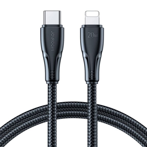 Joyroom Ladekabel – USB C auf Lightning für iPhone und iPad, Schnellladekabel Surpass Serie, Nylon, Länge 2 m – Weiteres Produktbild 1 Joyroom Ladekabel – USB C auf Lightning für iPhone und iPad, Schnellladekabel Surpass Serie, Nylon, Länge 2 m – Weiteres Produktbild 1