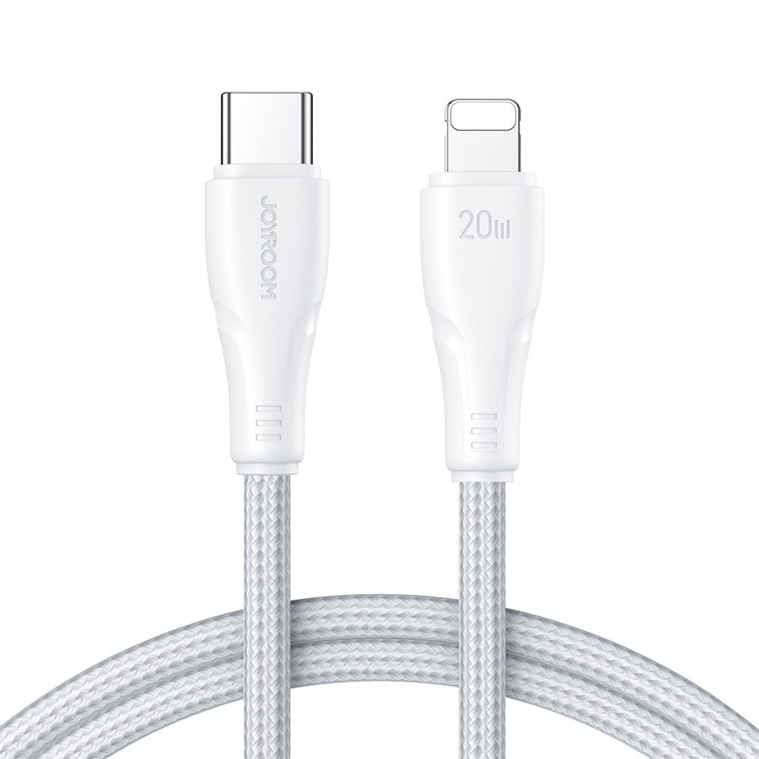Joyroom Ladekabel – USB C auf Lightning für iPhone und iPad, Schnellladekabel Surpass Serie, Nylon, Länge 2 m – Weiteres Produktbild 1 Joyroom Ladekabel – USB C auf Lightning für iPhone und iPad, Schnellladekabel Surpass Serie, Nylon, Länge 2 m – Weiteres Produktbild 1