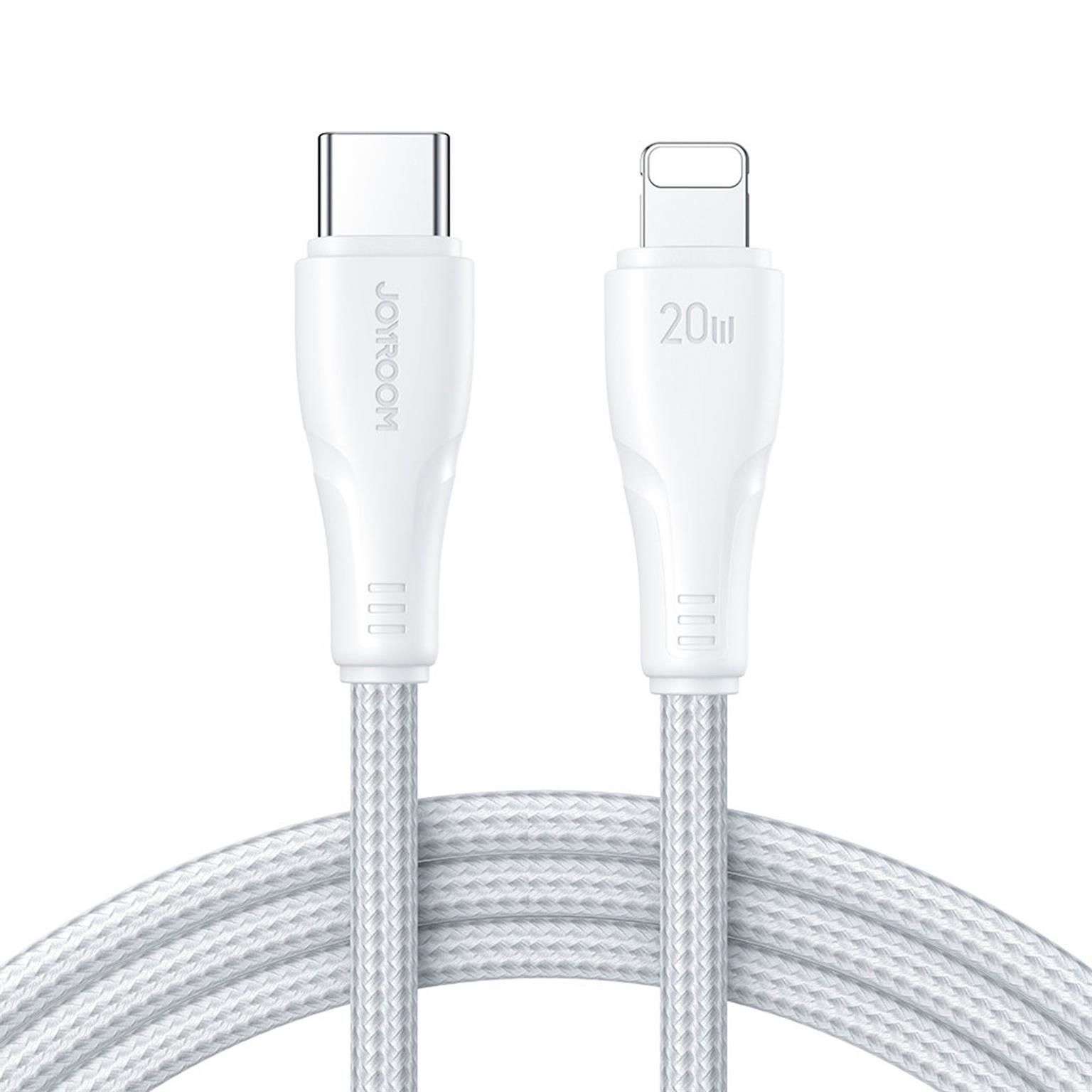 Joyroom Ladekabel – USB C auf Lightning für iPhone und iPad, Schnellladekabel Surpass Serie, Nylon, Länge 3 m – Weiteres Produktbild 1 Joyroom Ladekabel – USB C auf Lightning für iPhone und iPad, Schnellladekabel Surpass Serie, Nylon, Länge 3 m – Weiteres Produktbild 1