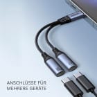 Joyroom SY-C03 – USB-C Audio Adapter, Dual USB-C, Schnellladefunktion, DAC-Konverter – Weiteres Produktbild 2