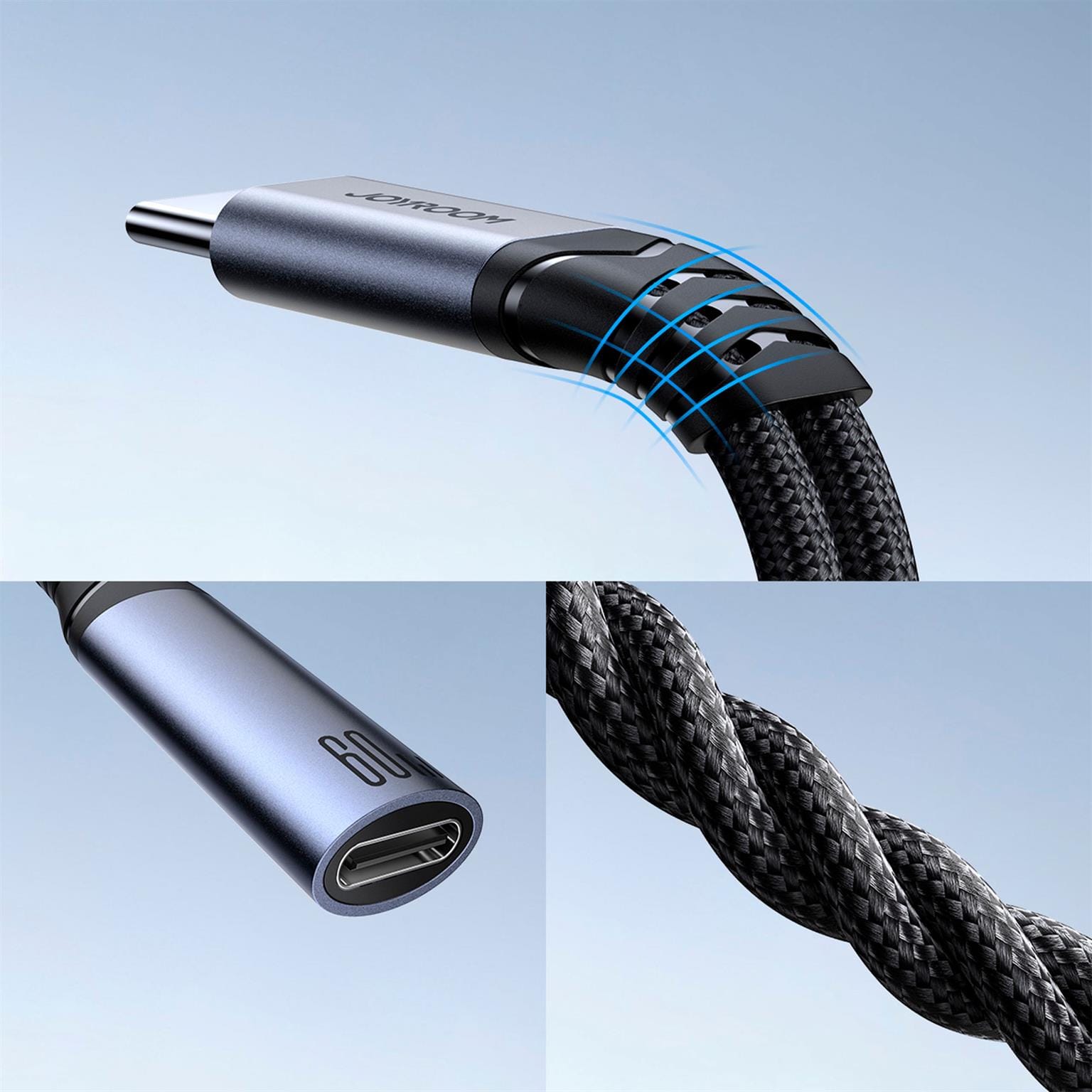 Joyroom SY-C03 – USB-C Audio Adapter, Dual USB-C, Schnellladefunktion, DAC-Konverter – Weiteres Produktbild 5 Joyroom SY-C03 – USB-C Audio Adapter, Dual USB-C, Schnellladefunktion, DAC-Konverter – Weiteres Produktbild 5