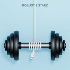 Joyroom Ladekabel – USB-A auf Lightning für iPhone 5 - 14 und iPad Modelle, Schnellladekabel 2,4A, Länge 1,0 m – Weiteres Produktbild 4