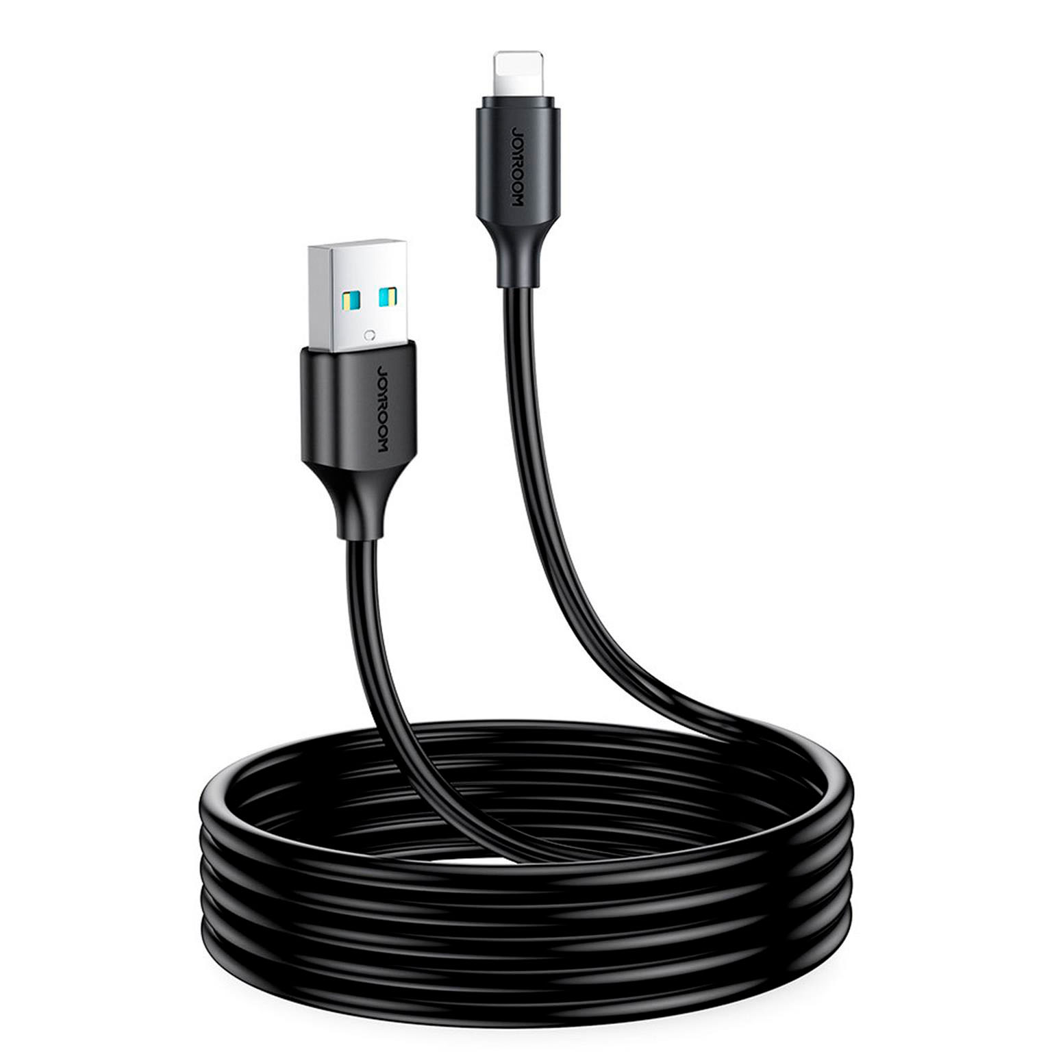 Joyroom Ladekabel – USB-A auf Lightning für iPhone 5 - 14 und iPad Modelle, Schnellladekabel 2,4A, Länge 2,0 m – undefined