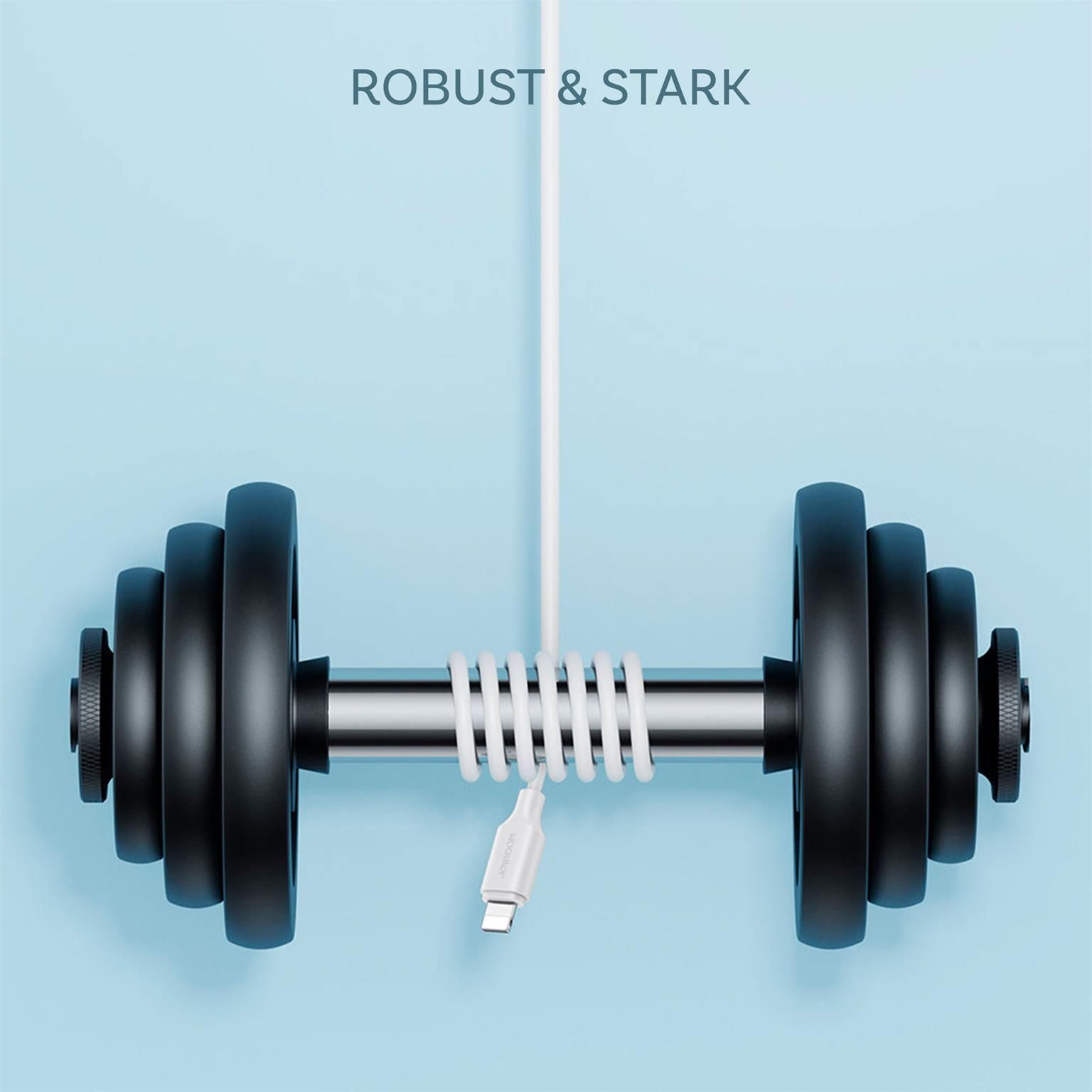 Joyroom Ladekabel – USB-A auf Lightning für iPhone 5 - 14 und iPad Modelle, Schnellladekabel 2,4A, Länge 2,0 m – Weiteres Produktbild 4 Joyroom Ladekabel – USB-A auf Lightning für iPhone 5 - 14 und iPad Modelle, Schnellladekabel 2,4A, Länge 2,0 m – Weiteres Produktbild 4