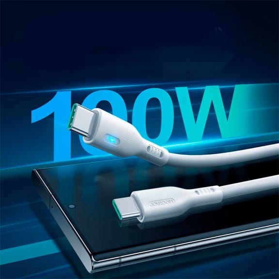 Joyroom USB Type C auf Type C – 2m Hochleistungs-Ladekabel – Bis zu 100W Leistung und HighSpeed Datenübertragung – Weiteres Produktbild 3 Joyroom USB Type C auf Type C – 2m Hochleistungs-Ladekabel – Bis zu 100W Leistung und HighSpeed Datenübertragung – Weiteres Produktbild 3