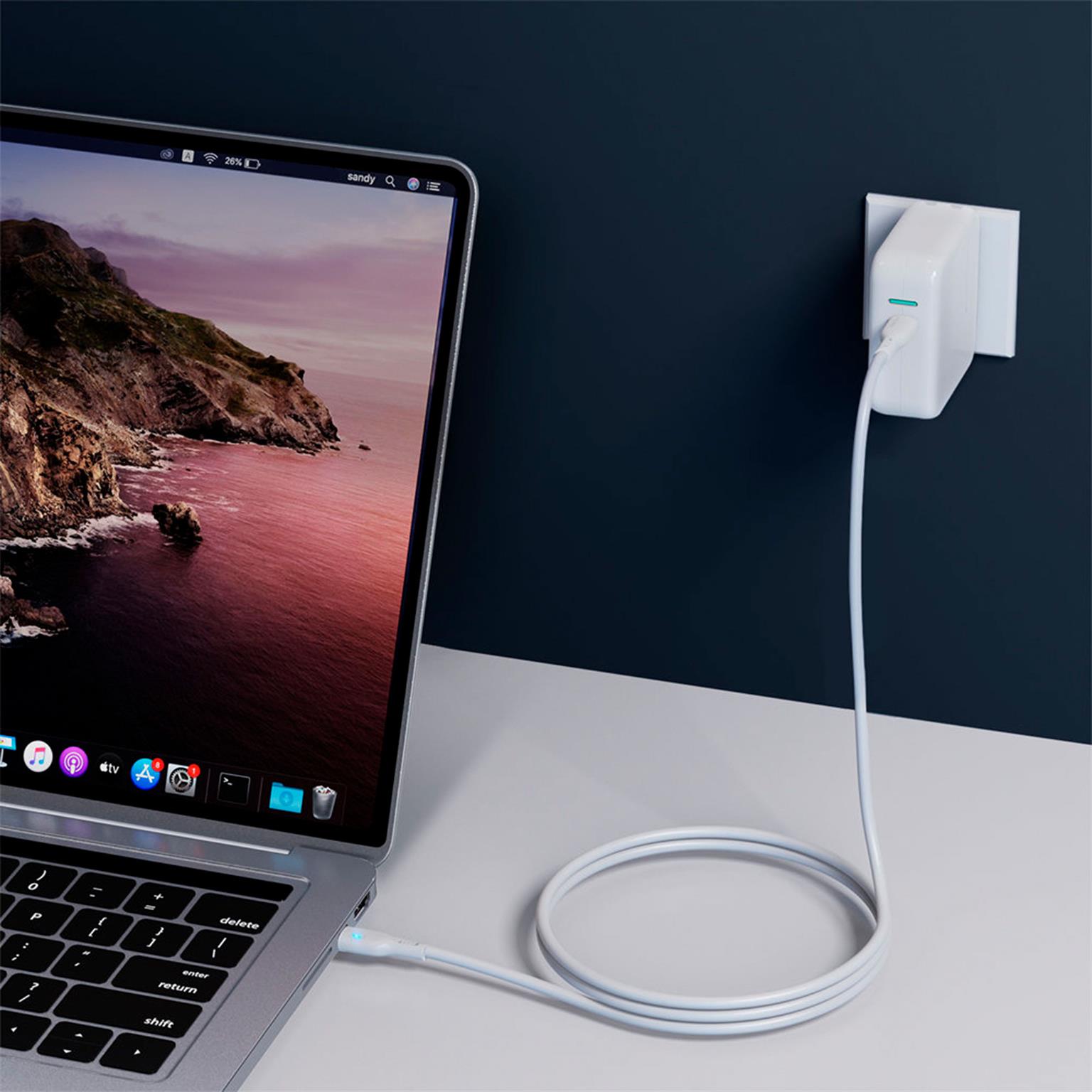 Joyroom USB Type C auf Type C – 2m Hochleistungs-Ladekabel – Bis zu 100W Leistung und HighSpeed Datenübertragung – Weiteres Produktbild 3
