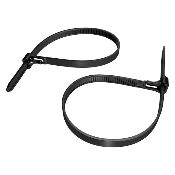 KabelDirekt Kabelbinder wiederverschließbar – Kabelbinder mit Schließmechanismus, 100 Stück, 7,4mm x 250mm – Weiteres Produktbild 7