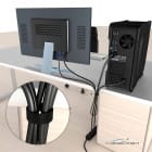 KabelDirekt Klett-Kabelbinder – wiederverwendbares Klettband zur Kabelorganisation, Klettband zum Bündeln, 5m – Weiteres Produktbild 6