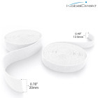 KabelDirekt Klett-Kabelbinder – wiederverwendbares Klettband zur Kabelorganisation, Klettband zum Bündeln, 5m – Weiteres Produktbild 3