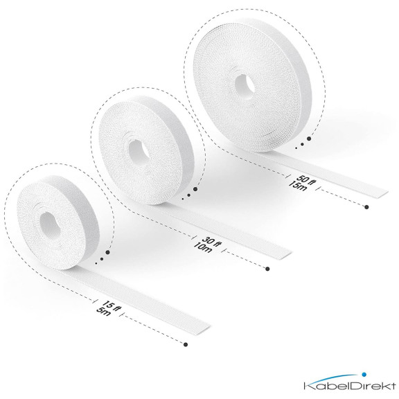 KabelDirekt Klett-Kabelbinder – wiederverwendbares Klettband zur Kabelorganisation, Klettband zum Bündeln, 5m – Weiteres Produktbild 4 KabelDirekt Klett-Kabelbinder – wiederverwendbares Klettband zur Kabelorganisation, Klettband zum Bündeln, 5m – Weiteres Produktbild 4