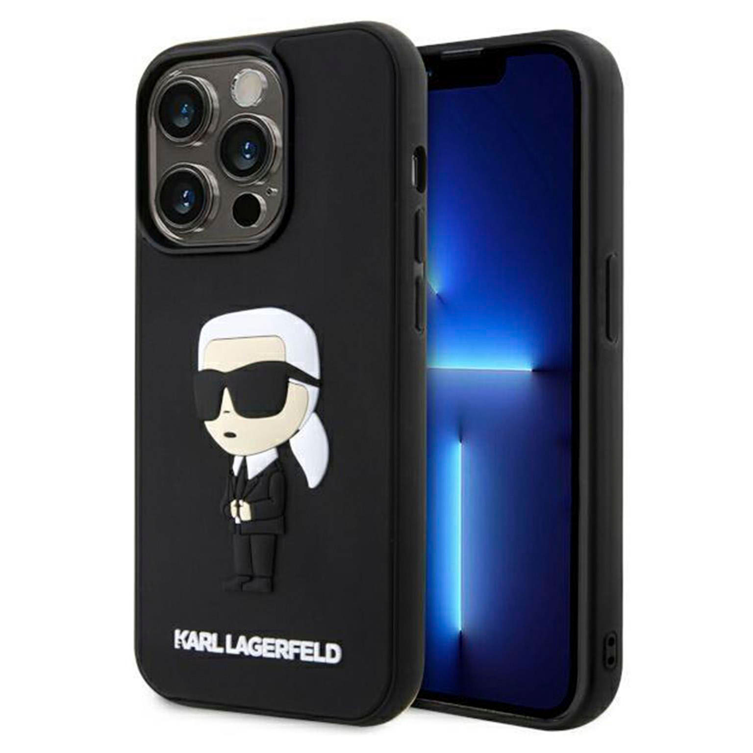 Karl Lagerfeld Hardcase 3D – Silikon Case für iPhone 14 Pro mit Karl Lagerfeld Design – undefined