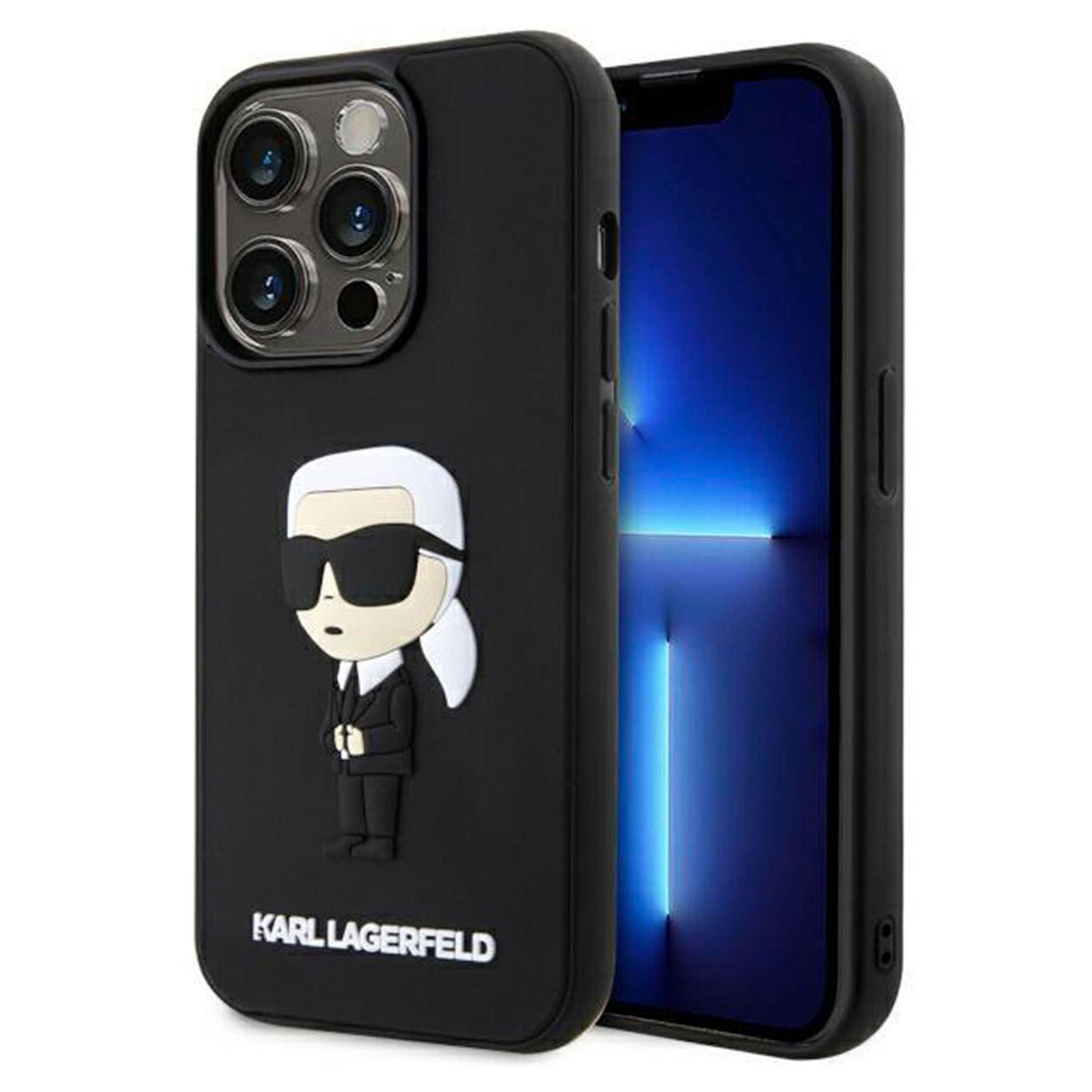 Karl Lagerfeld Hardcase 3D – Silikon Case für iPhone 14 Pro mit Karl Lagerfeld Design – Weiteres Produktbild 1 Karl Lagerfeld Hardcase 3D – Silikon Case für iPhone 14 Pro mit Karl Lagerfeld Design – Weiteres Produktbild 1