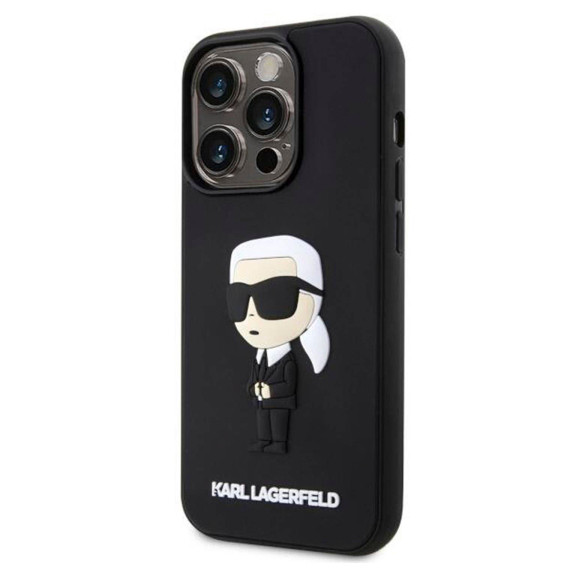 Karl Lagerfeld Hardcase 3D – Silikon Case für iPhone 14 Pro mit Karl Lagerfeld Design – Weiteres Produktbild 2