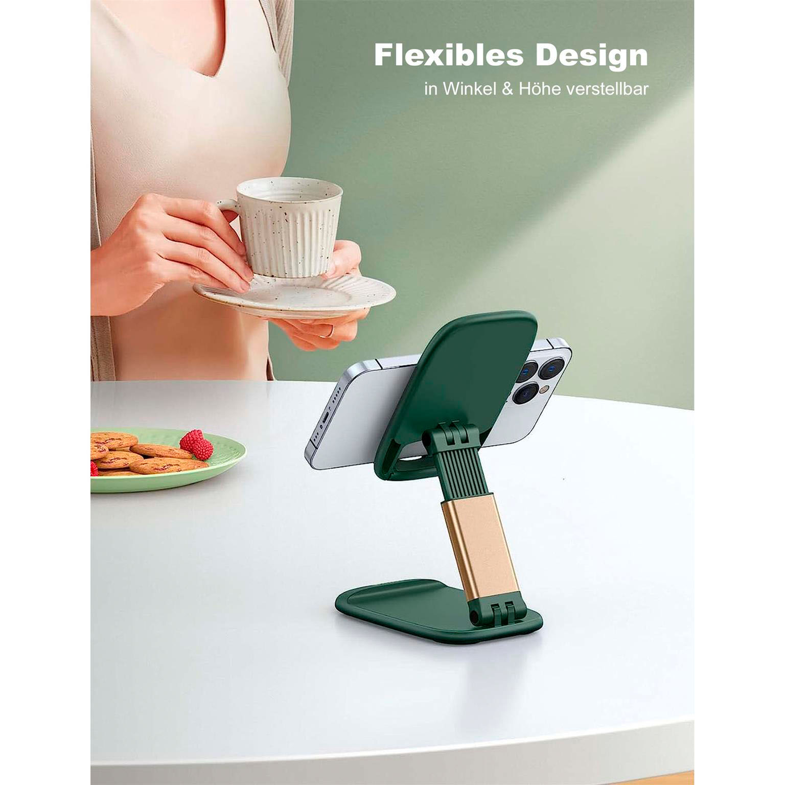 Lamicall Faltbarer Handy- und Tablet-Ständer – Faltbarer Handy Ständer für unterwegs, Handy Halterung – Weiteres Produktbild 2 Lamicall Faltbarer Handy- und Tablet-Ständer – Faltbarer Handy Ständer für unterwegs, Handy Halterung – Weiteres Produktbild 2