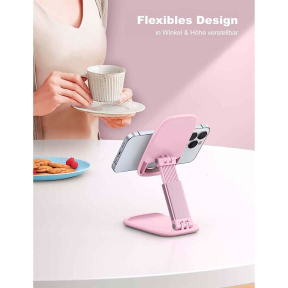 Lamicall Faltbarer Handy- und Tablet-Ständer – Faltbarer Handy Ständer für unterwegs, Handy Halterung – Weiteres Produktbild 2 Lamicall Faltbarer Handy- und Tablet-Ständer – Faltbarer Handy Ständer für unterwegs, Handy Halterung – Weiteres Produktbild 2