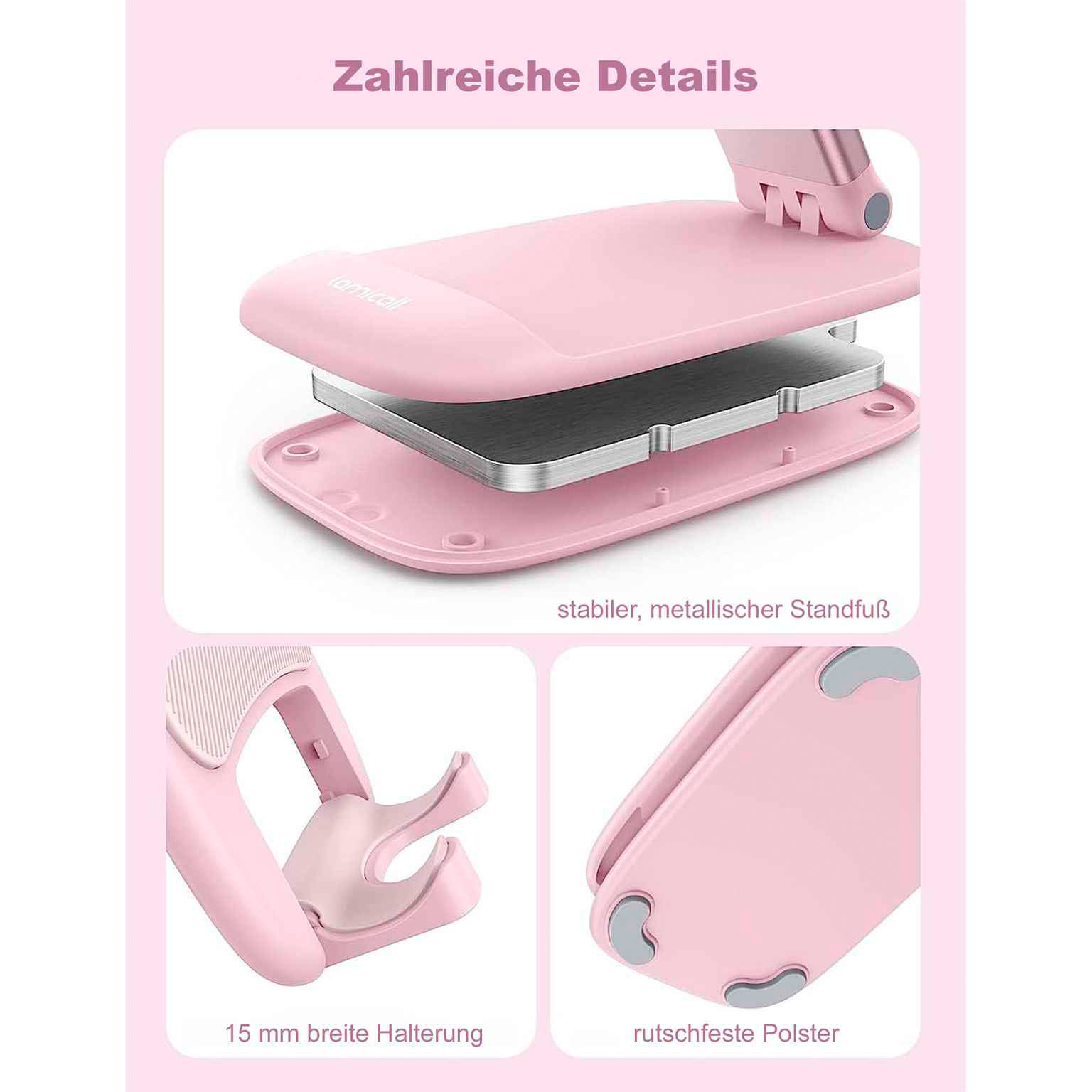 Lamicall Faltbarer Handy- und Tablet-Ständer – Faltbarer Handy Ständer für unterwegs, Handy Halterung – Weiteres Produktbild 3 Lamicall Faltbarer Handy- und Tablet-Ständer – Faltbarer Handy Ständer für unterwegs, Handy Halterung – Weiteres Produktbild 3