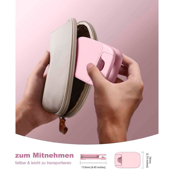 Lamicall Faltbarer Handy- und Tablet-Ständer – Faltbarer Handy Ständer für unterwegs, Handy Halterung – Weiteres Produktbild 4