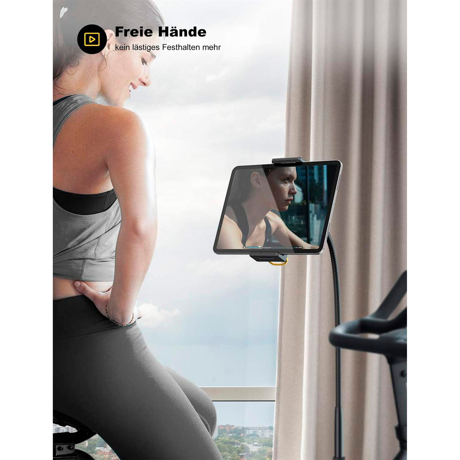 Lamicall Tablet Bodenständer – Universale Gerätehalterung, Flexibler Halter mit Verstellbarem Ständer – Weiteres Produktbild 3